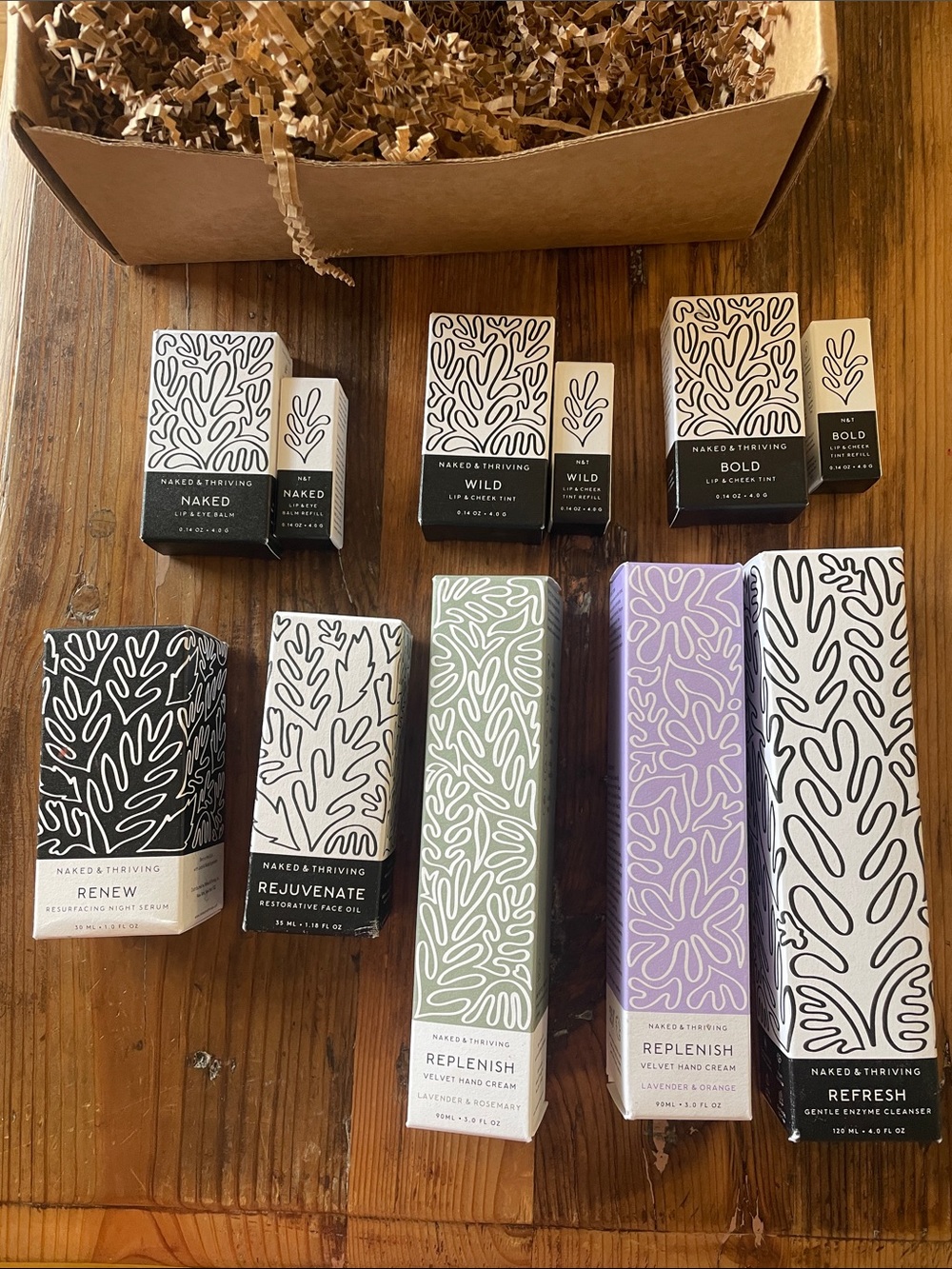 Naked & Thriving Skincare Set — Assorted Pastel & Black Packaging - Picture 4 of 5
